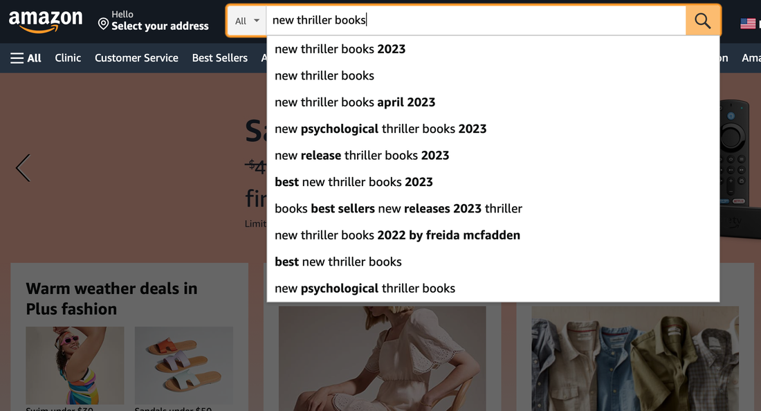 Amazon book search