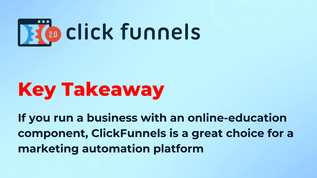 ClickFunnels for online courses