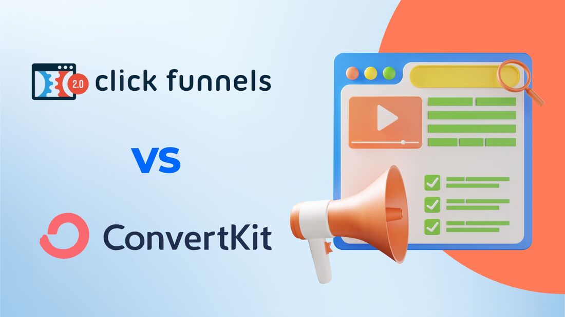 ClickFunnels vs. ConverKit - marketing automation
