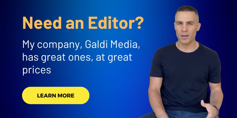 Galdi Media book editing service