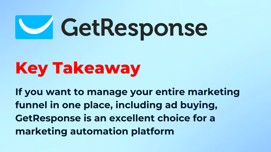 GetResponse for funnels