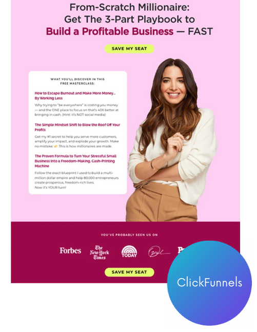 ClickFunnels landing page example