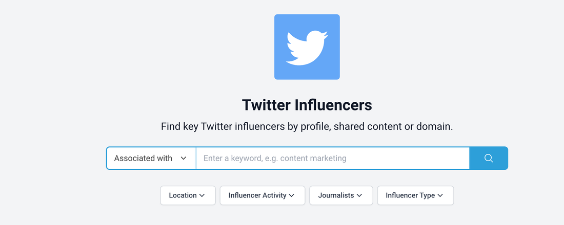 BuzzSumo Twitter Influencers search
