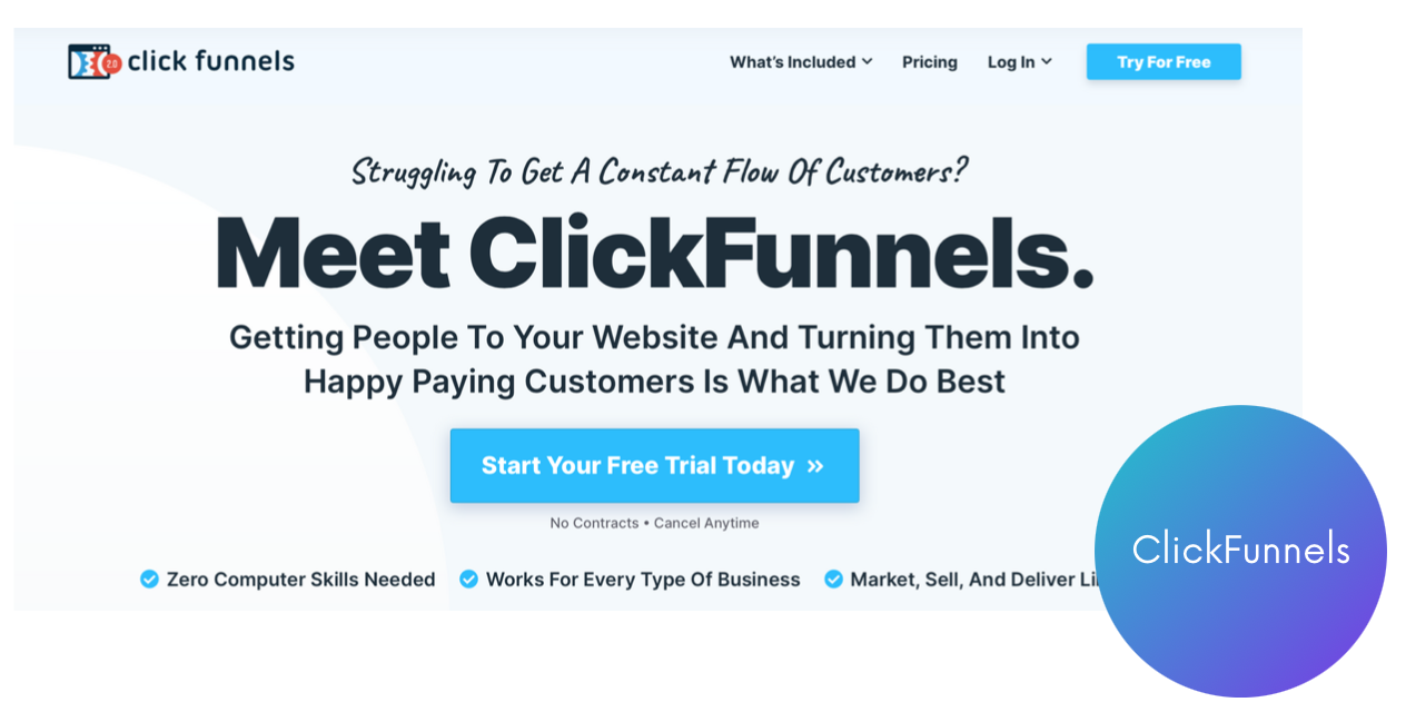 ClickFunnels - free trial